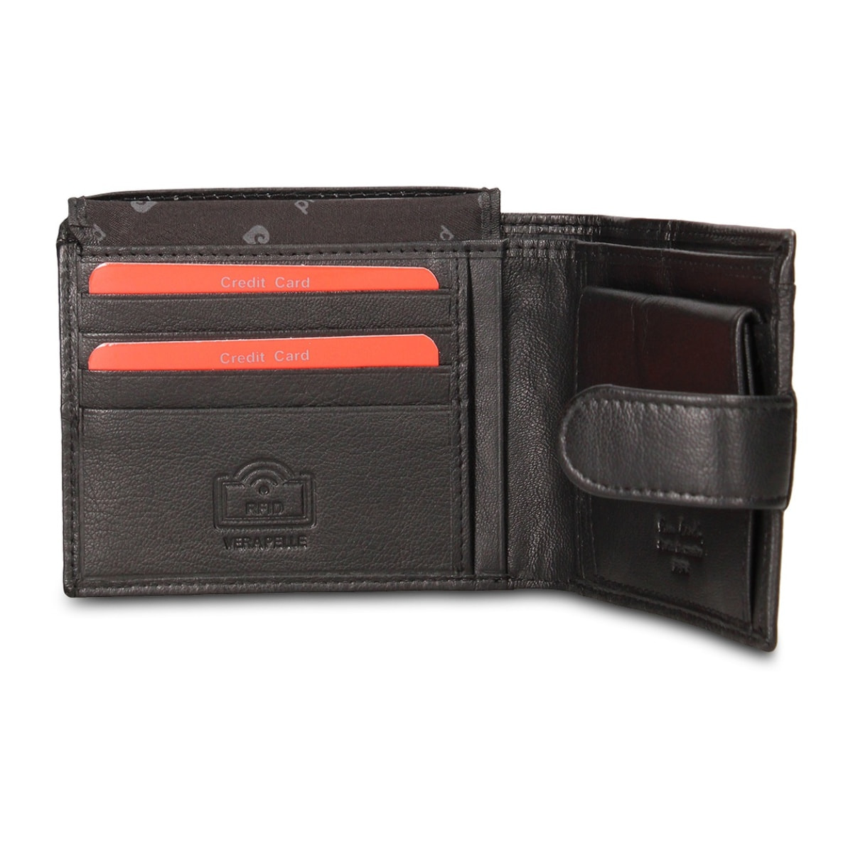 Portafoglio uomo in vera pelle - Modello Erevan Ultra - Casual - 12.5 x 9.0 x 2.0 cm