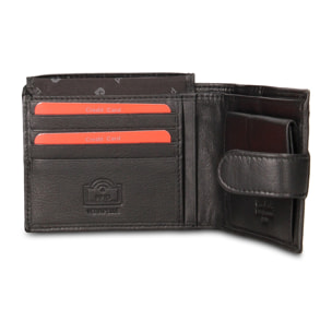 Portafoglio uomo in vera pelle - Modello Erevan Ultra - Casual - 12.5 x 9.0 x 2.0 cm