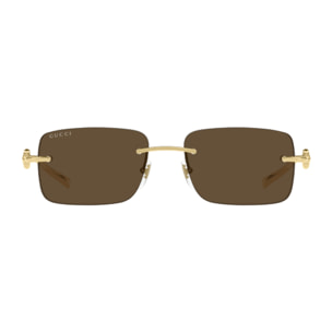 Gafas de Sol Gucci GG1703S-004 de Metal Hombre 55 mm