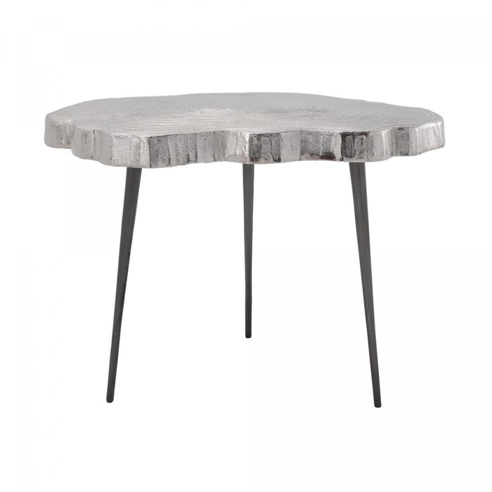 Table basse fait main en aluminium MOMA