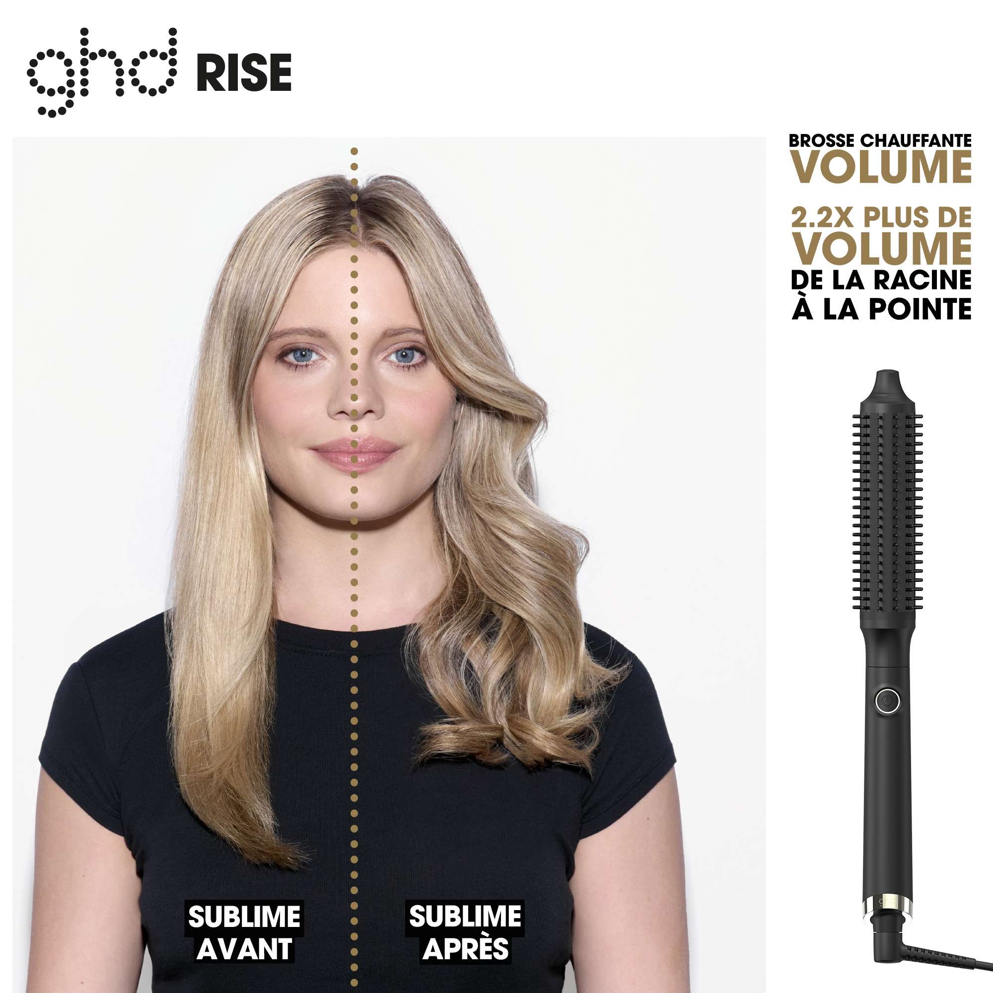 Brosse chauffante volume ghd rise™