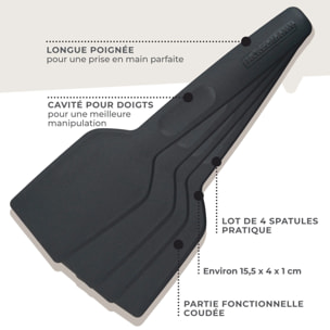 Lot de 4 spatules à raclette 16 cm Fackelmann