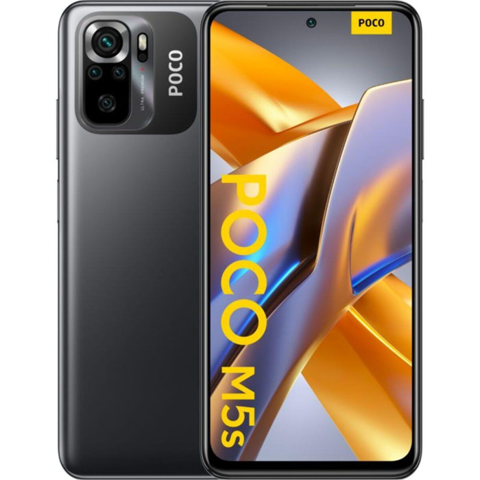 Smartphone XIAOMI Pack Poco M5S 64Go+Band4Lite Noir+Powban