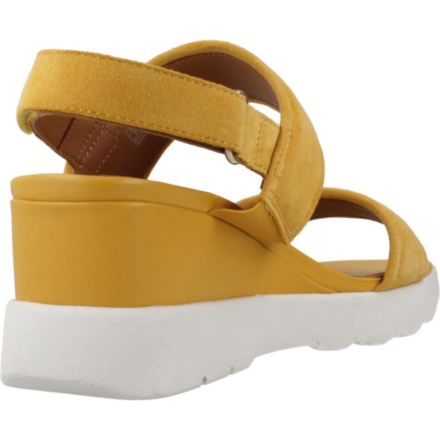 Sandalias Mujer de la marca GEOX  modelo D SPHERICA EC6 AMARILLO