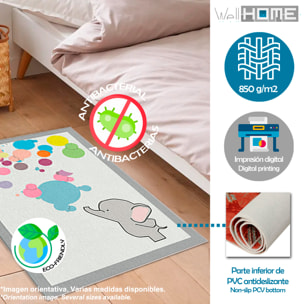 Alfombra infantil de Poliester estampada 100 x 200cm