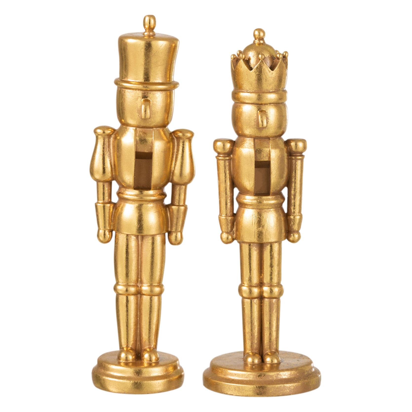 J-Line figurine Casse-Noisette - polyrésine - or - small - 2 pcs