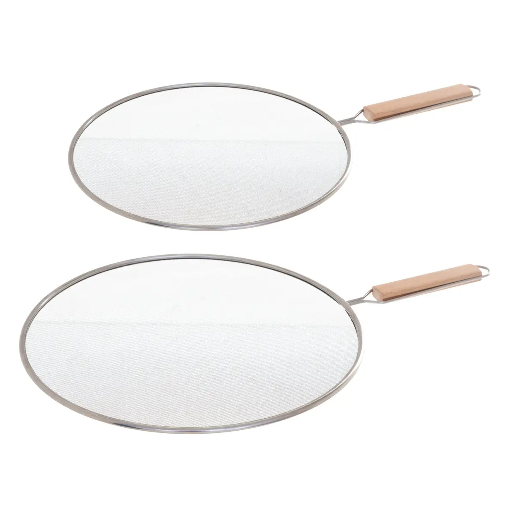 2 couvercles anti-projection 25/28cm