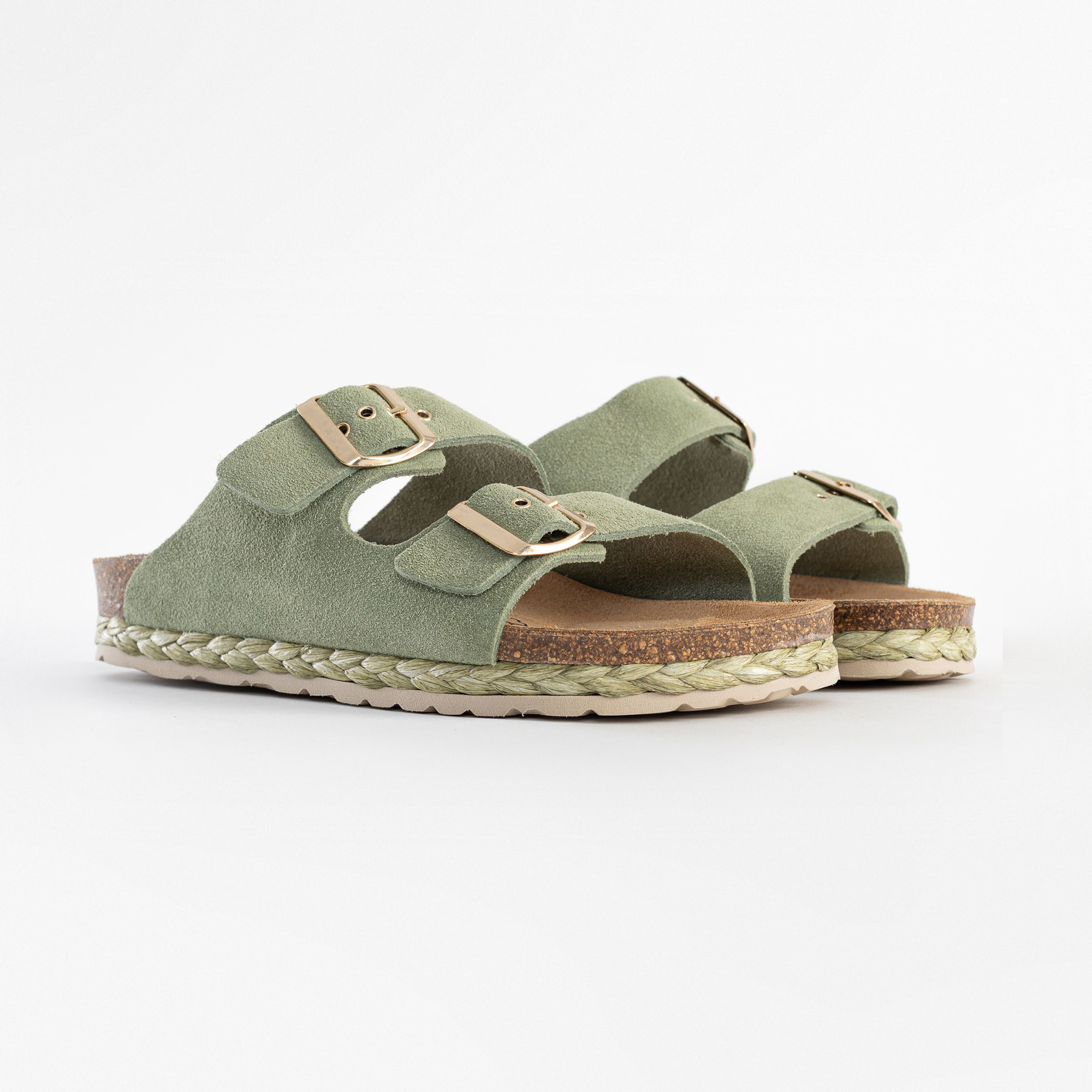Bluebay - Sandales Aristote - cuir - vert
