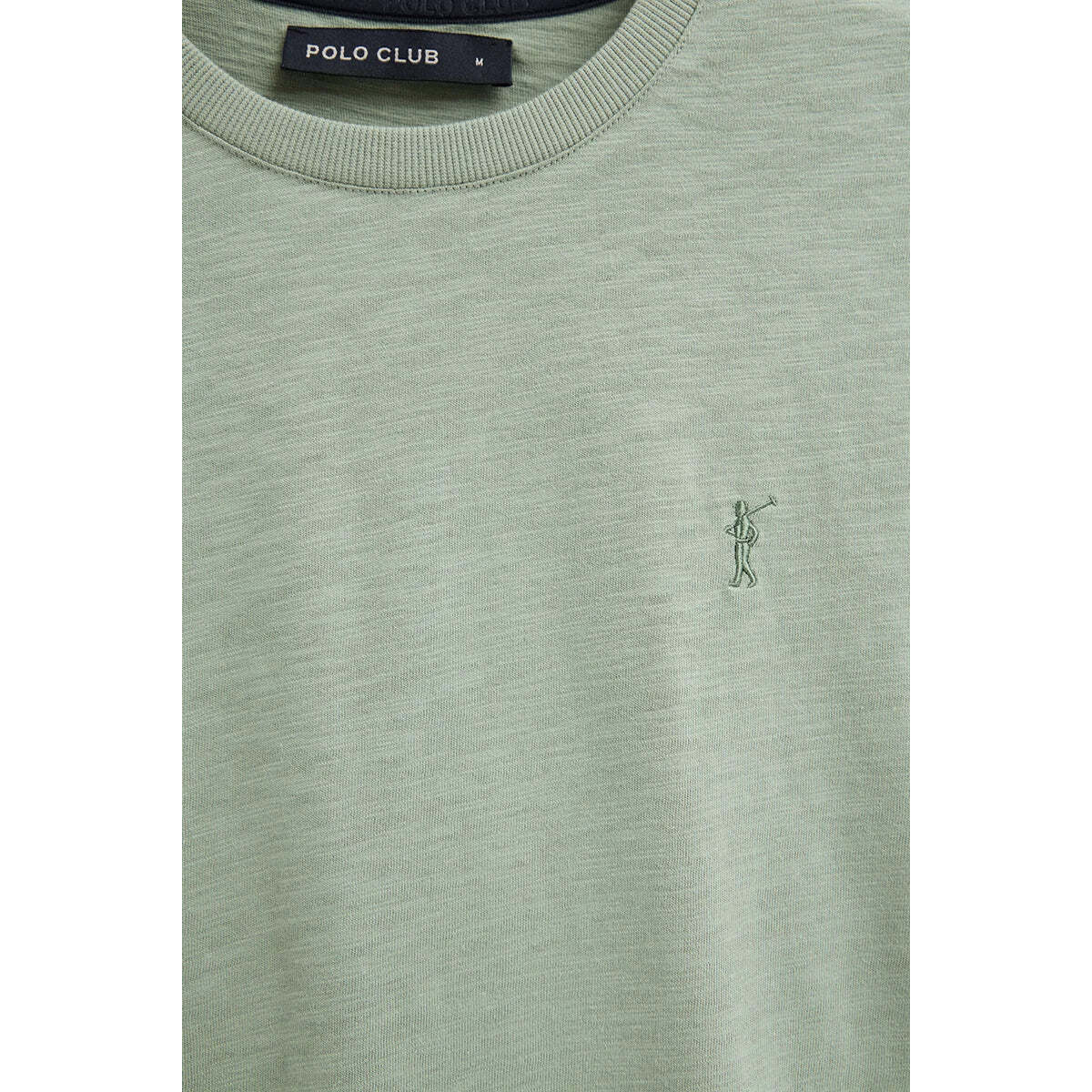 Maglietta verde pallido a maniche corte e fit ampio con logo Rigby Go