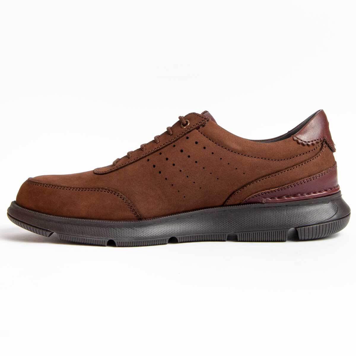 Zapato Oxford De Piel - Marron