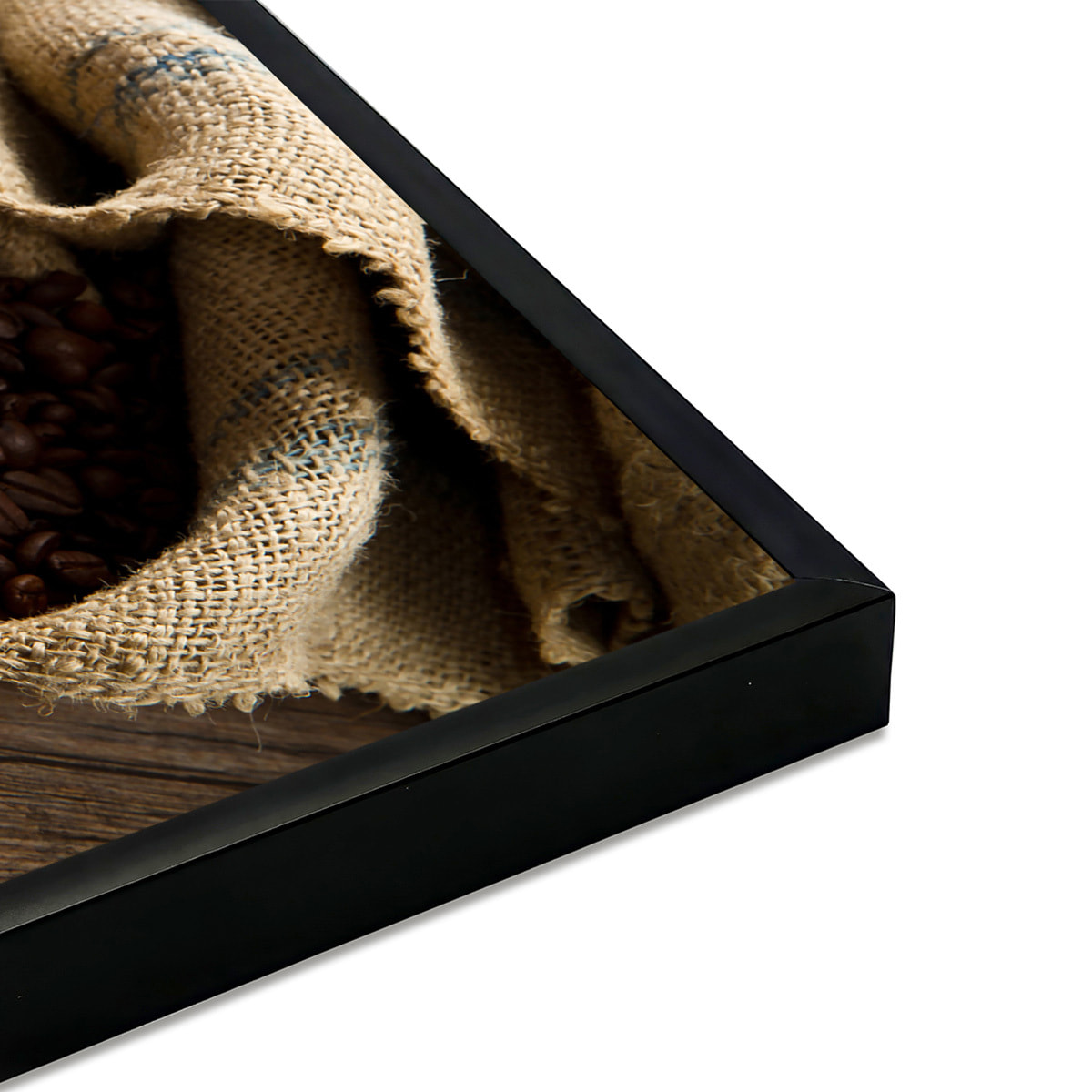 Affiche encadrée café gourmand Affiche + cadre en métal - Noir