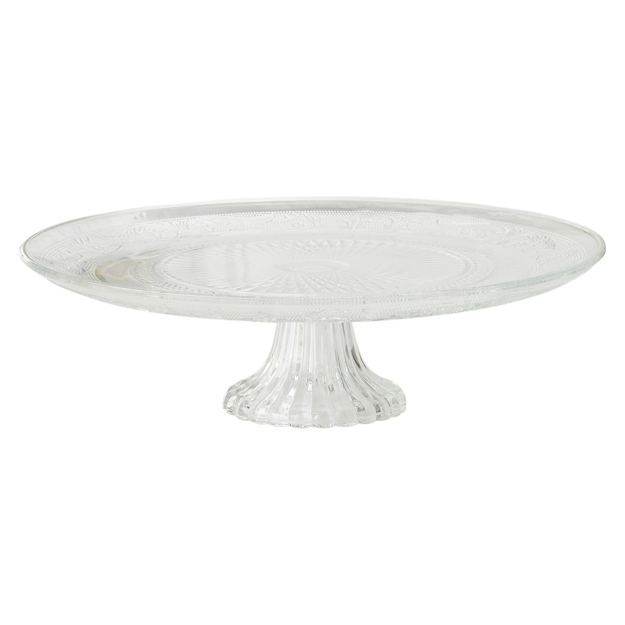Plat De Presentation En Verre Cisele
