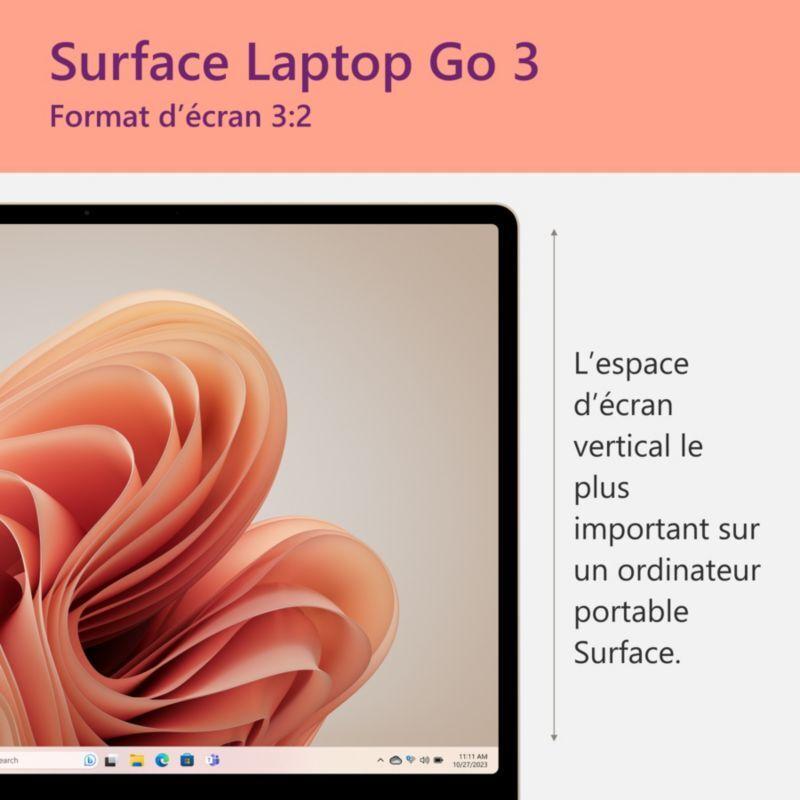 Ordinateur portable MICROSOFT Surface Laptop Go 3 i5-8-256 Sable