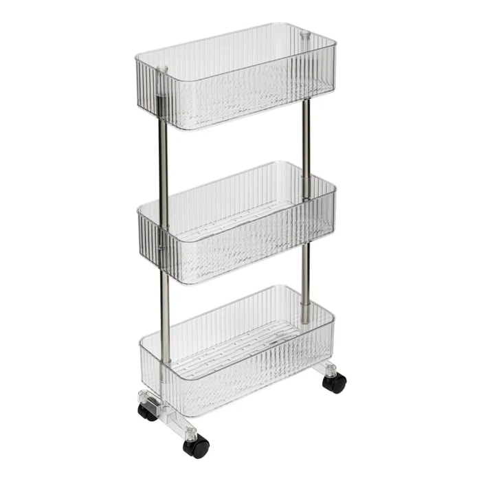 Desserte 3 niveaux H28.5cm