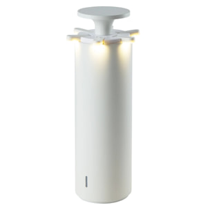 Lampe de table sans fil touch FIREWORK Blanc H24 cm