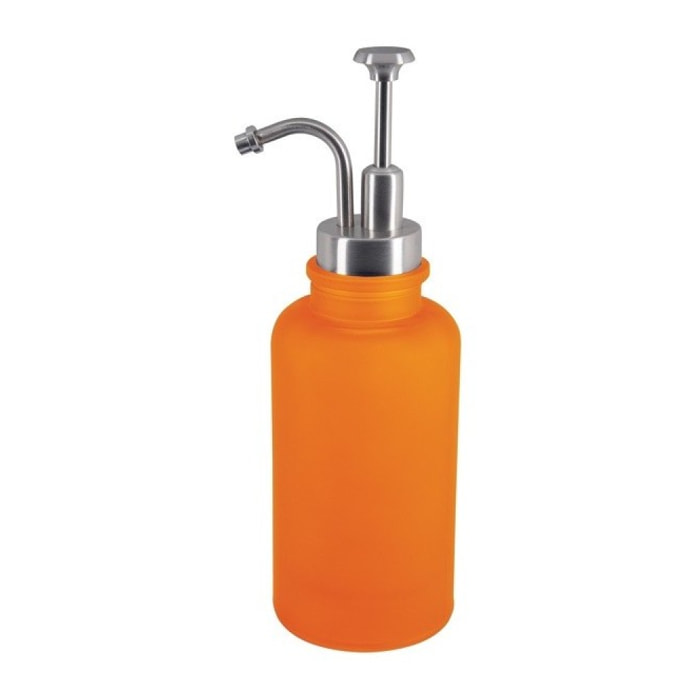 Distributeur de savon Verre YOKO Misty Orange Spirella