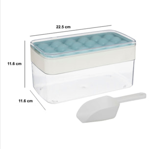 Bac à glaçons avec pelle 2L