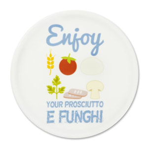 Set 6 Piatti Pizza Excelsa – Enjoyable, Porcellana Bianco