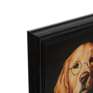 Toile imprimée Richa 30x40cm noir