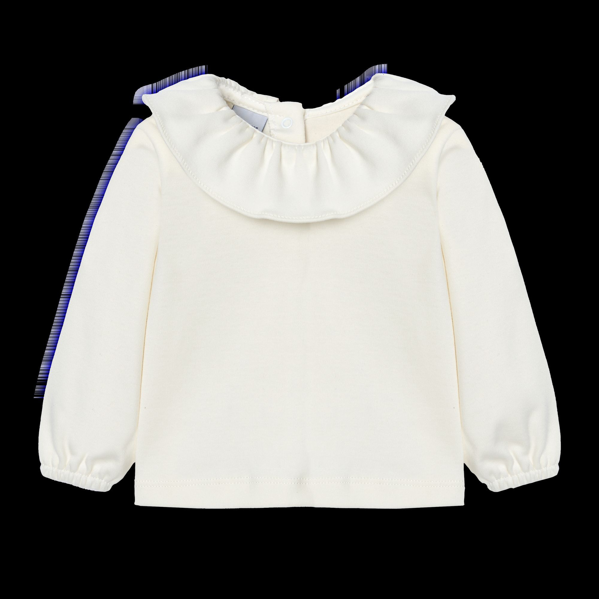 Camiseta C/Volante M/Larga Azul Grisaceo 656 Talla 18 Meses