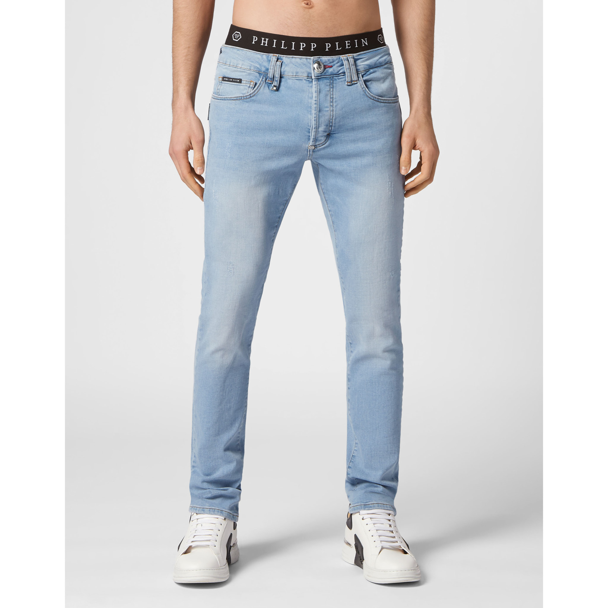 PHILIPP PLEIN Vaqueros de corte recto