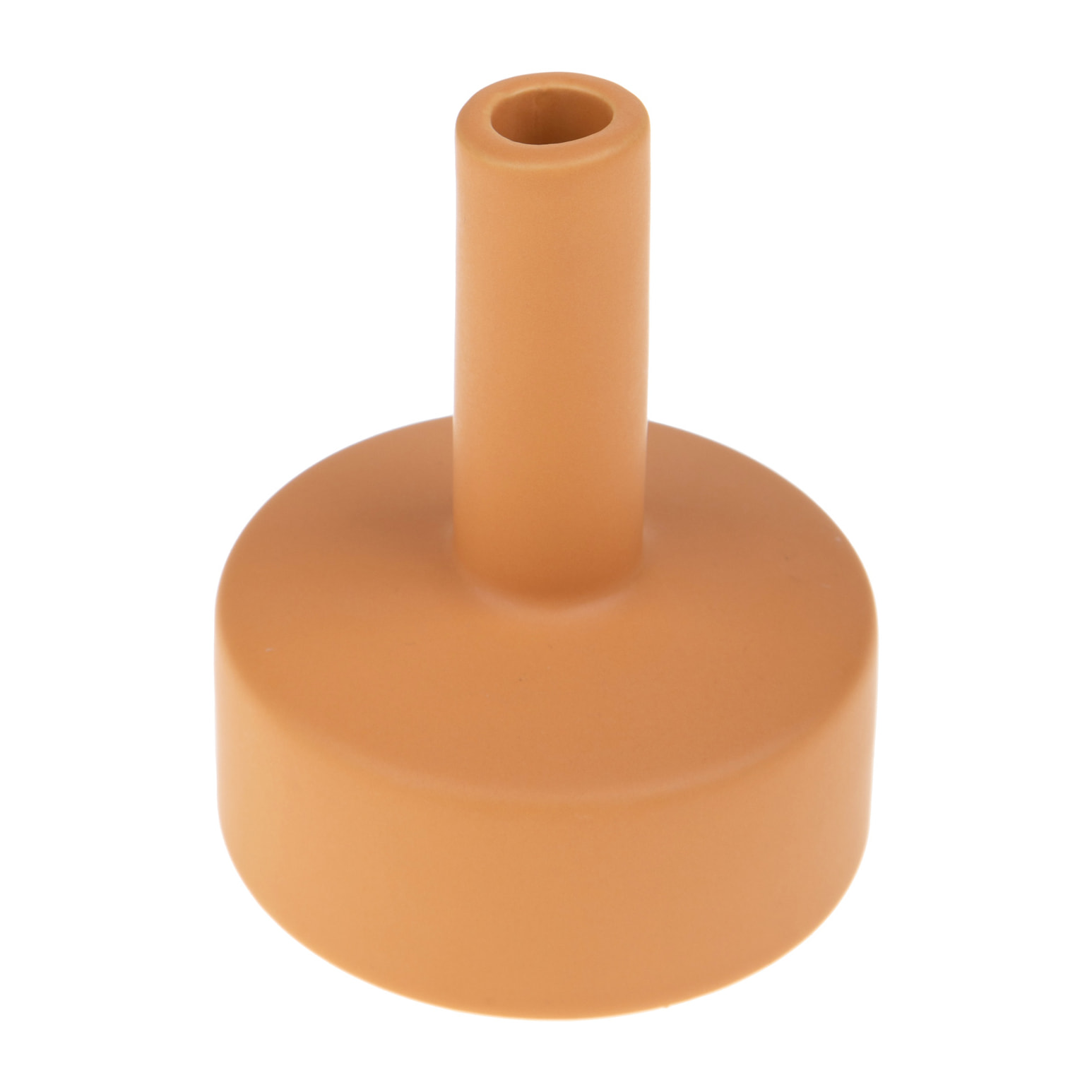 Vaso Piedistallo H.12 Cm - Pezzi 3 - 10X12X10cm - Colore: Arancio - Bianchi Dino - Decori Casa E Complementi