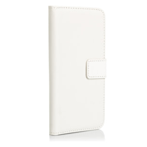 Funda tipo libro de piel sintética para iPhone X