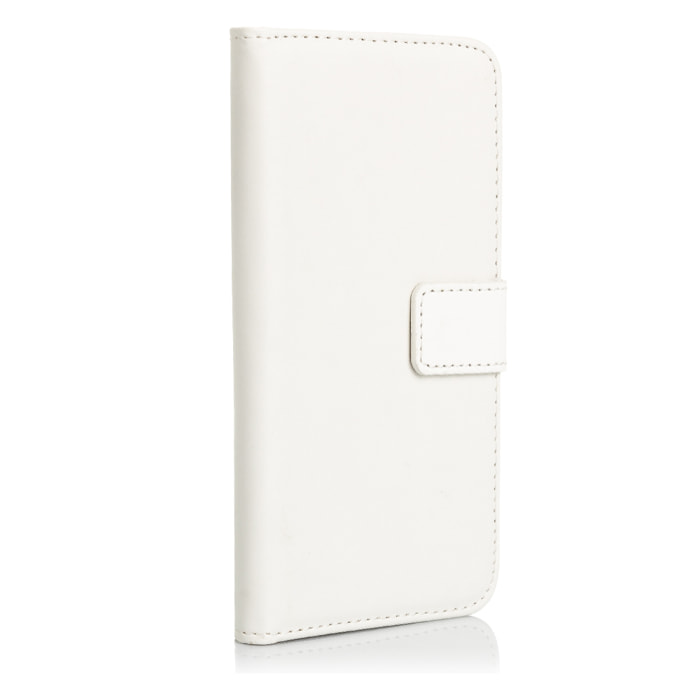 Funda tipo libro de piel sintética para iPhone X