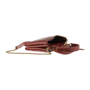 Borsa a spalla da donna Made in Italy - Modello Solara Lux - 100% pelle - 21.0 x 16.0 x 6.5 cm