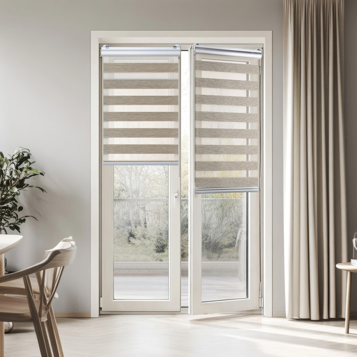 Store Jour/Nuit PLATINUM sans perçage Texture Beige