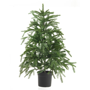 Albero Di Natale "Caucciù"  - Altezza 90cm - Albero Realistico in PE - Extra Folto con 194 Rami