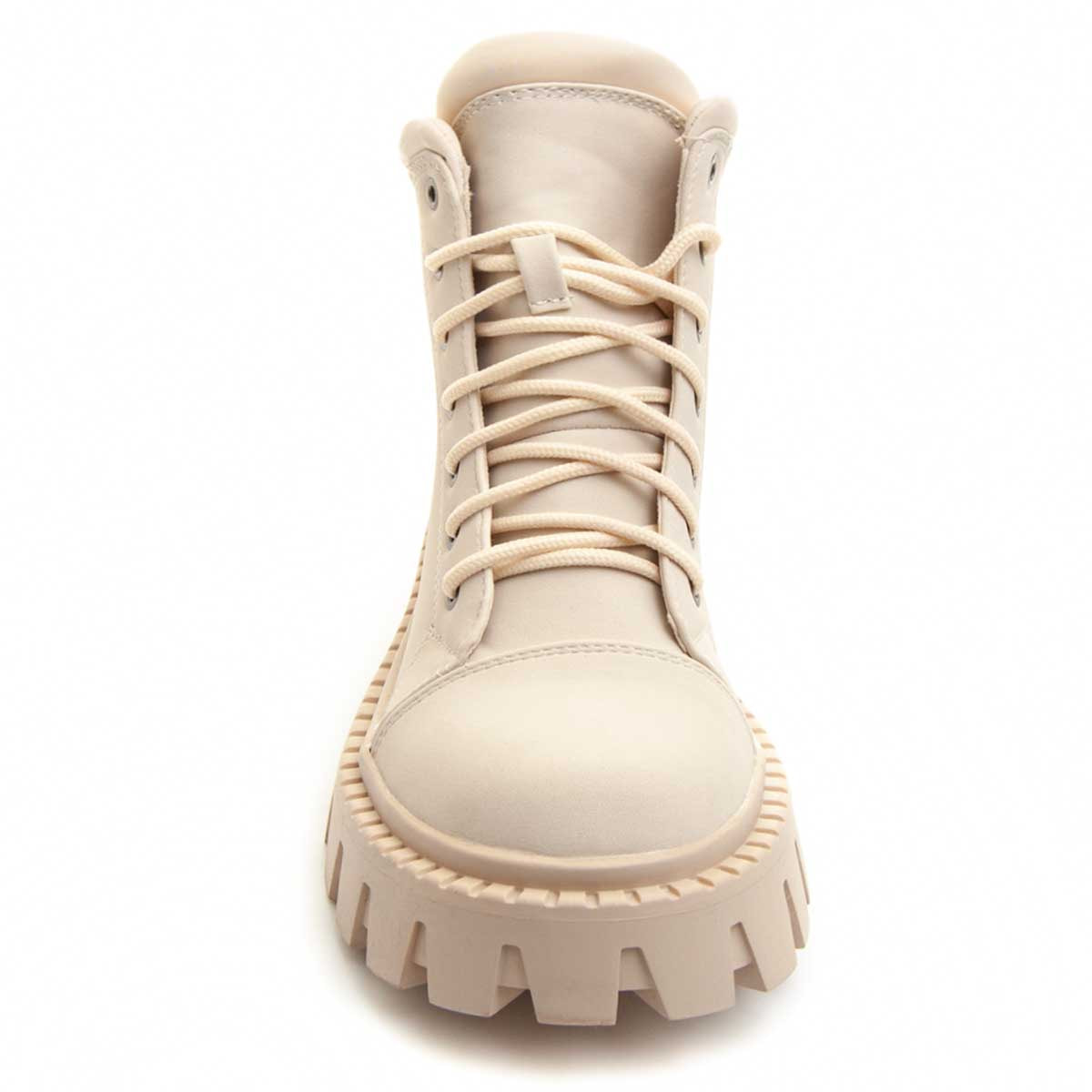 Botines de Plataforma - Beige - Altura: 5 cm