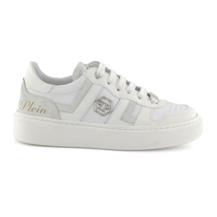 PHILIPP PLEIN Mix Materials Low-Top Sneakers
