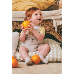 Set maglietta senza maniche e pantaloncini Tiger per neonati