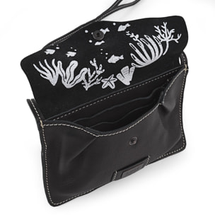 Bolso Bandolera Mujer Piel Lois Whitney Negro