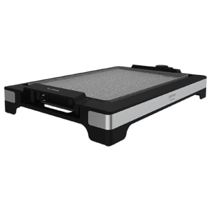 Plancha eléctrica Tasty&Grill 2000 InoxStone. 2000 W, Placa RockStone antiadhere