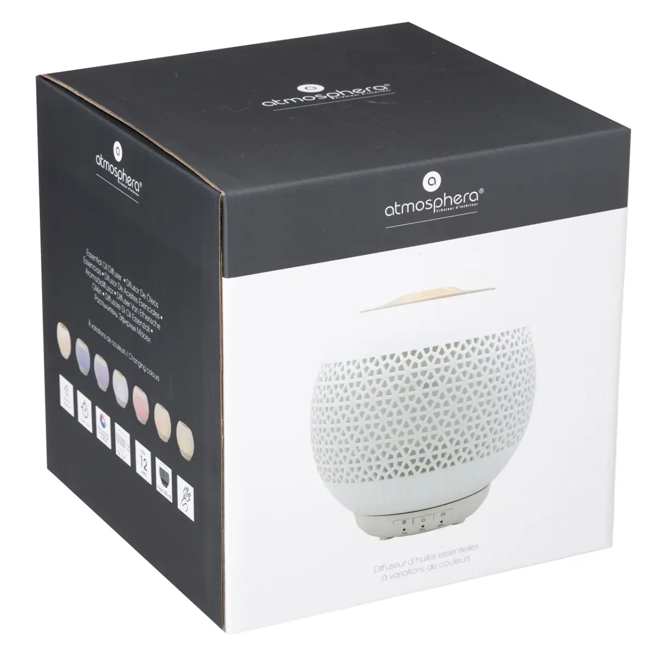 Diffuseur d'huiles essentielles blanc 250ml