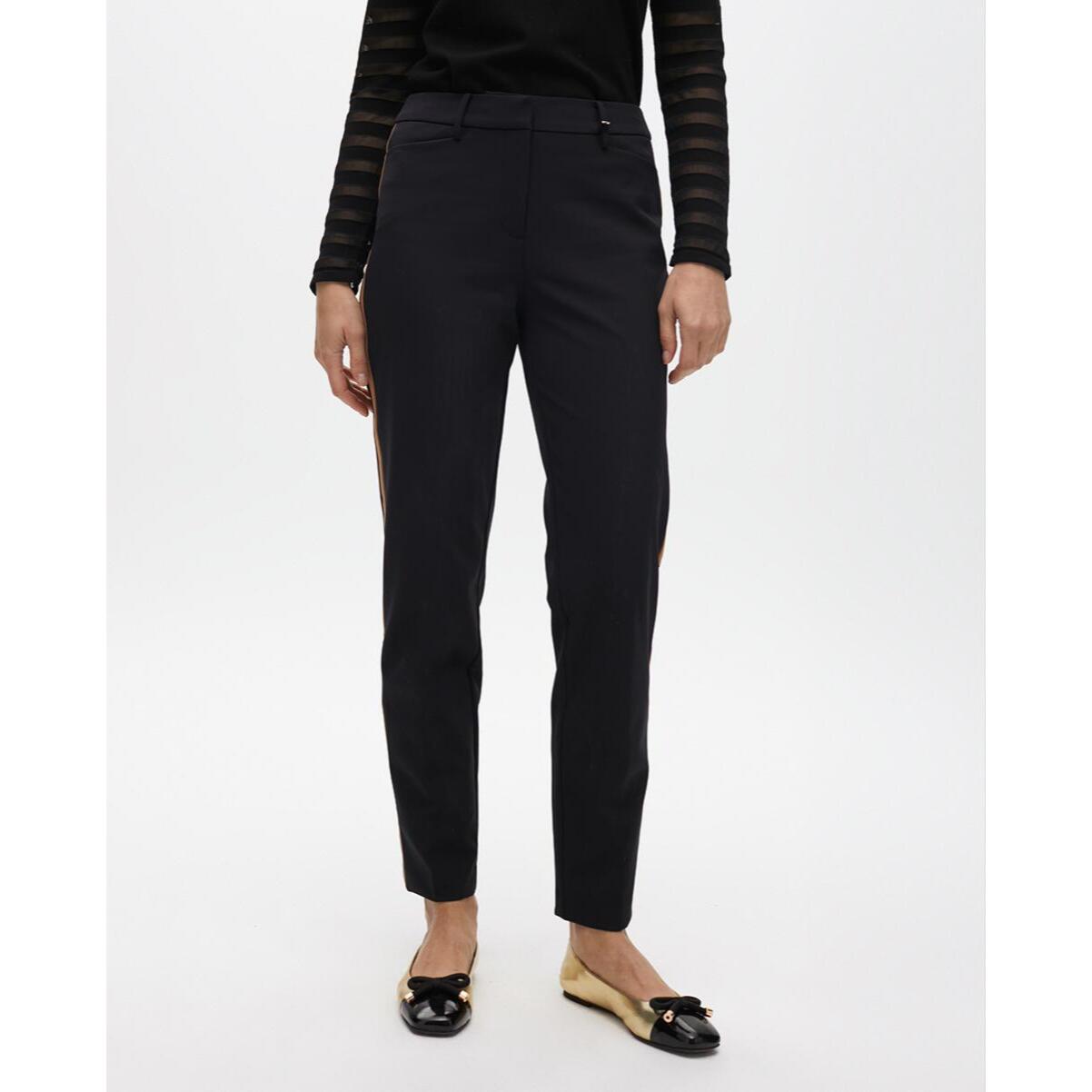 Pantaloni Basici con Banda Laterale