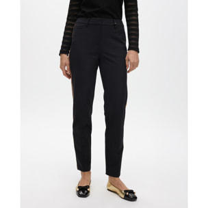 Pantaloni Basici con Banda Laterale