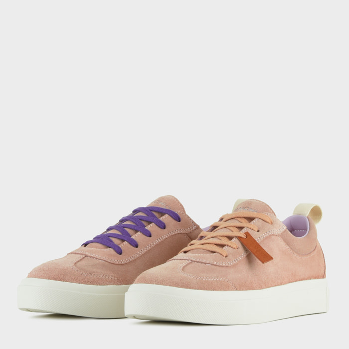 SNEAKER P08 DONNA IN SUEDE ROSA CIPRIA