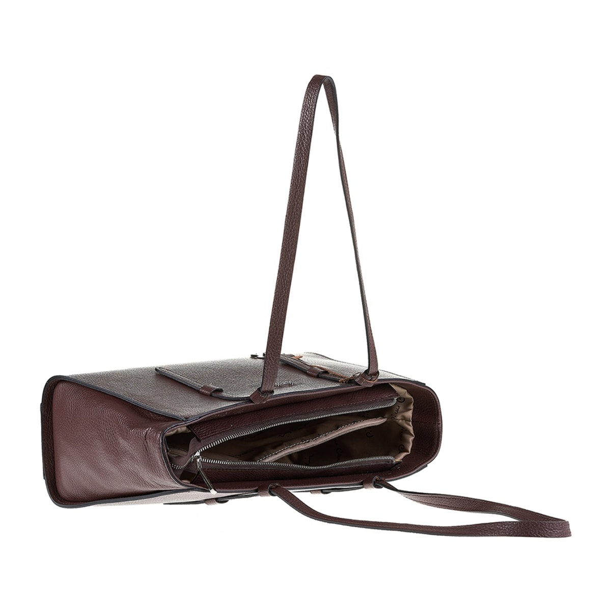 Borsa a mano da donna Made in Italy - Modello Valeria Nova - 100% pelle - 42.0 x 21.5 x 12.5 cm