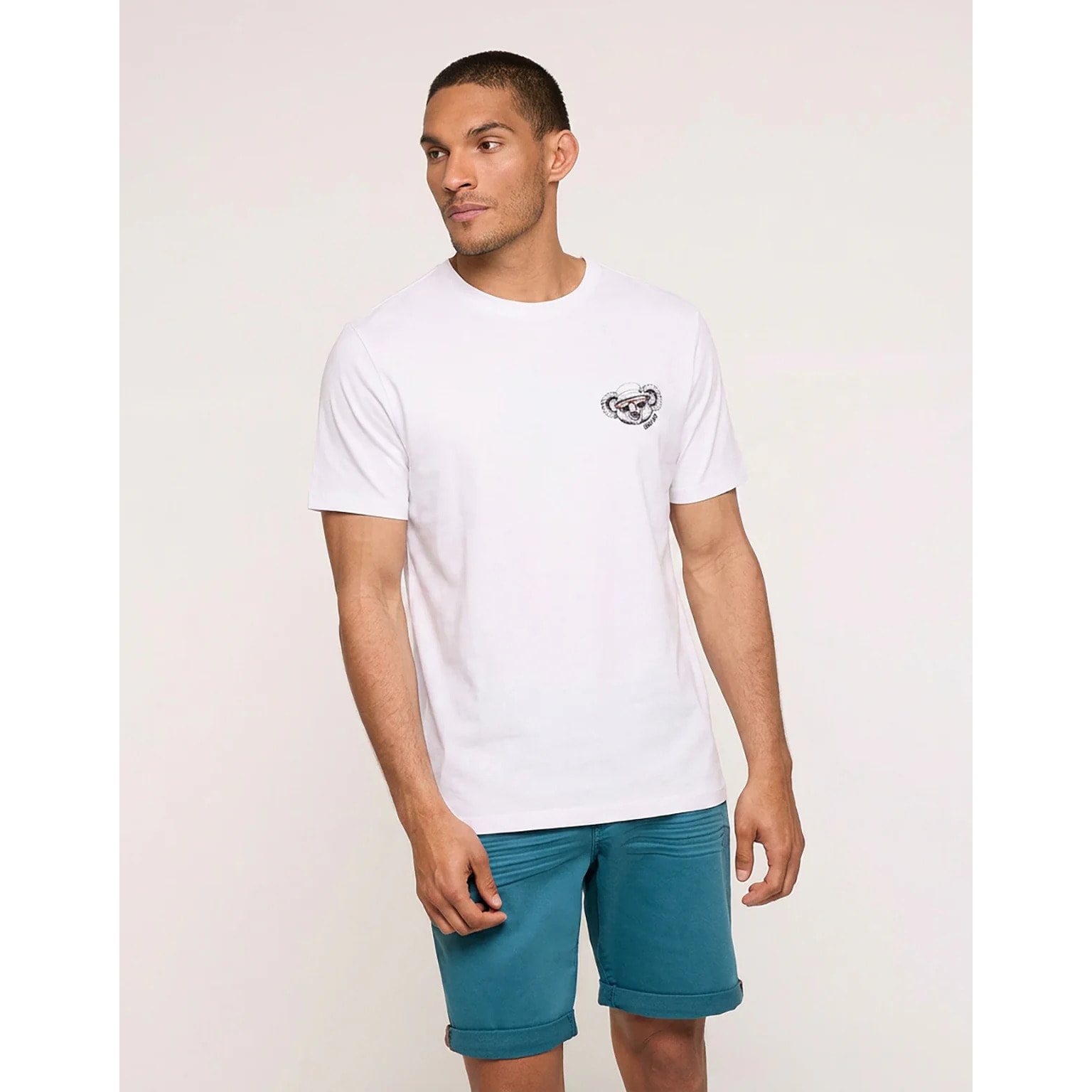 Camiseta Manga Corta Blanco - Higgins