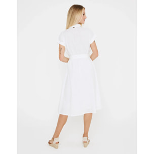 Vestido Midi Cuello Camisa - Karin