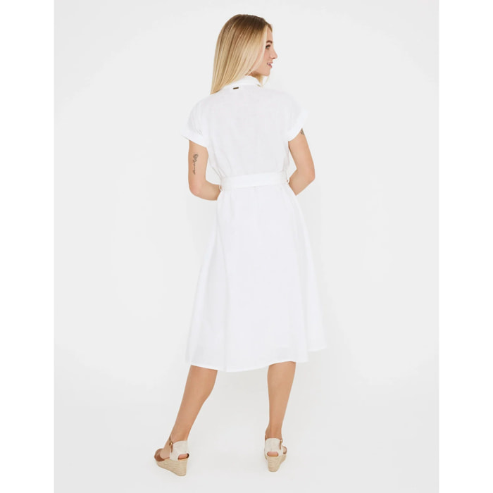 Vestido Midi Cuello Camisa - Karin