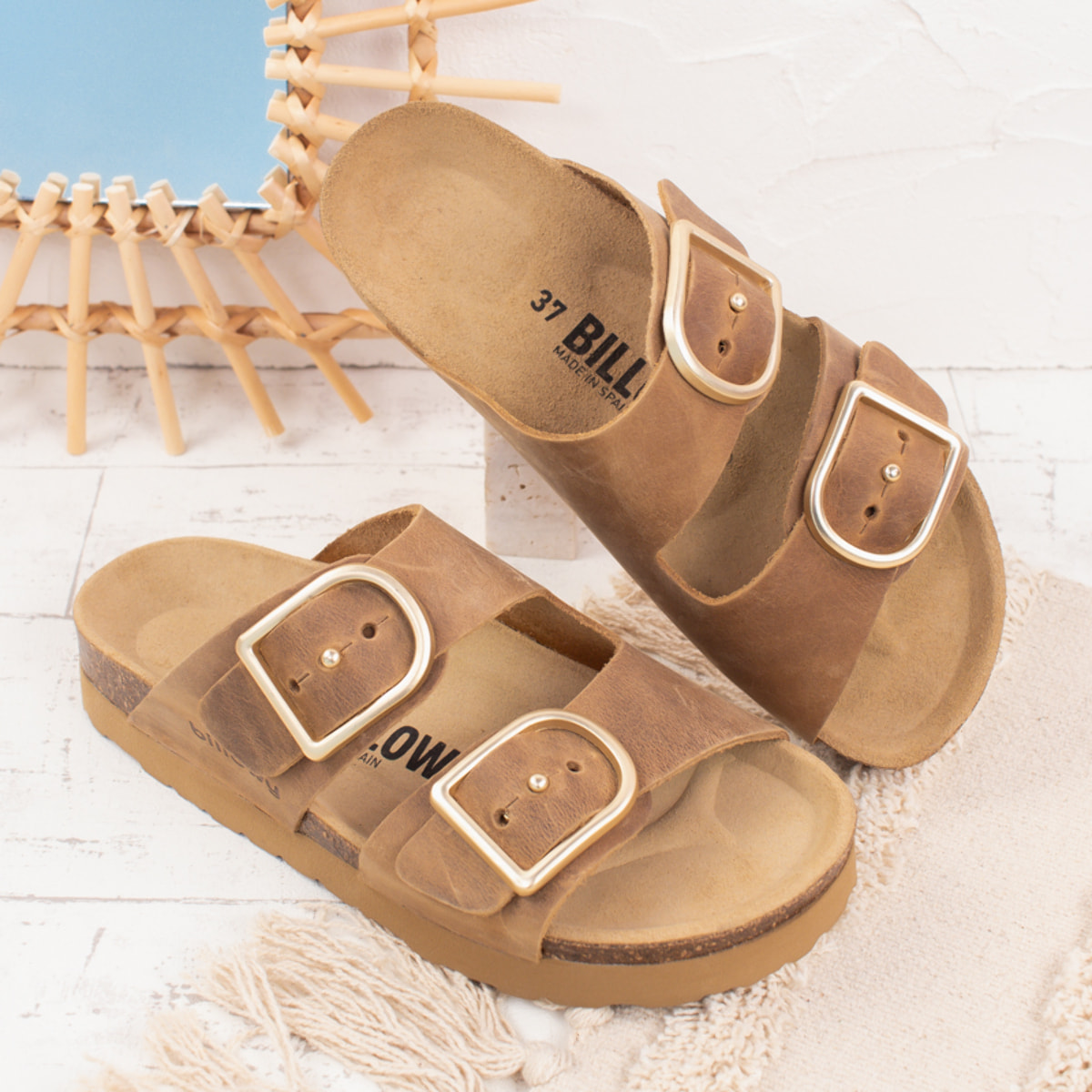 SANDALIA PLATAFORMA BILLOWY MARRON