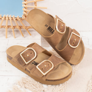 SANDALIA PLATAFORMA BILLOWY MARRON