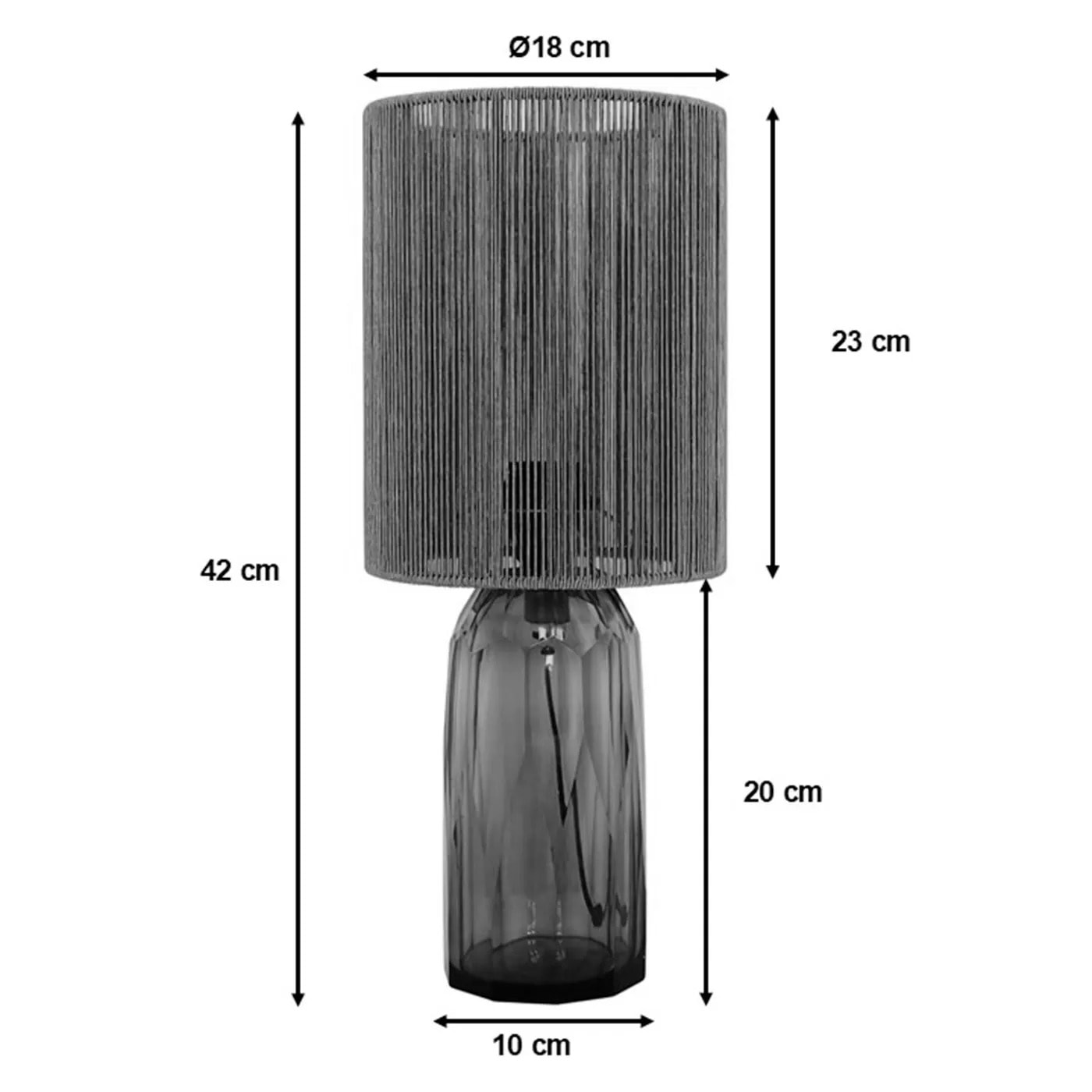 Lampe Veccio bleue Kare Design