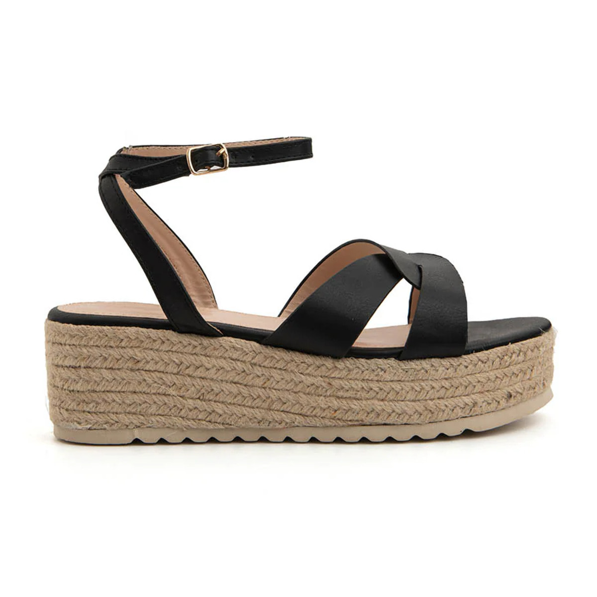 Sandalo urban platform - NERO
