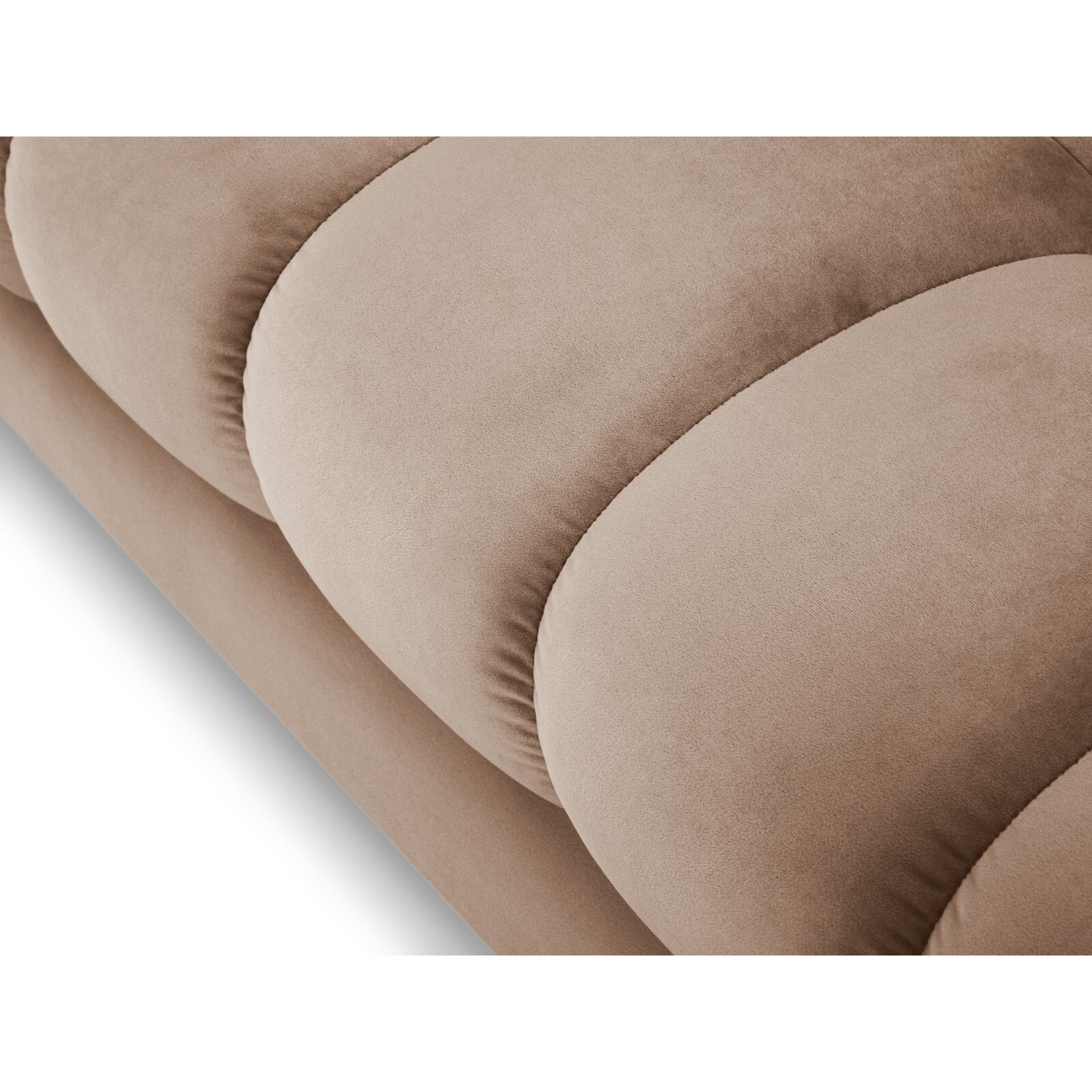 Canapé "Bali" 4 places en velours beige
