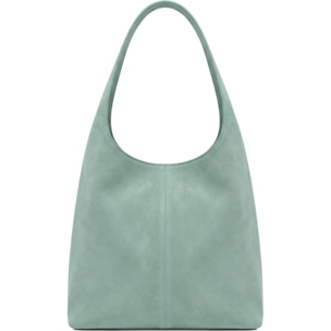 Borsa a mano da donna Made in Italy - Modello Valeria Chic - 100% pelle - 40.0 x 35.0 x 15.0 cm